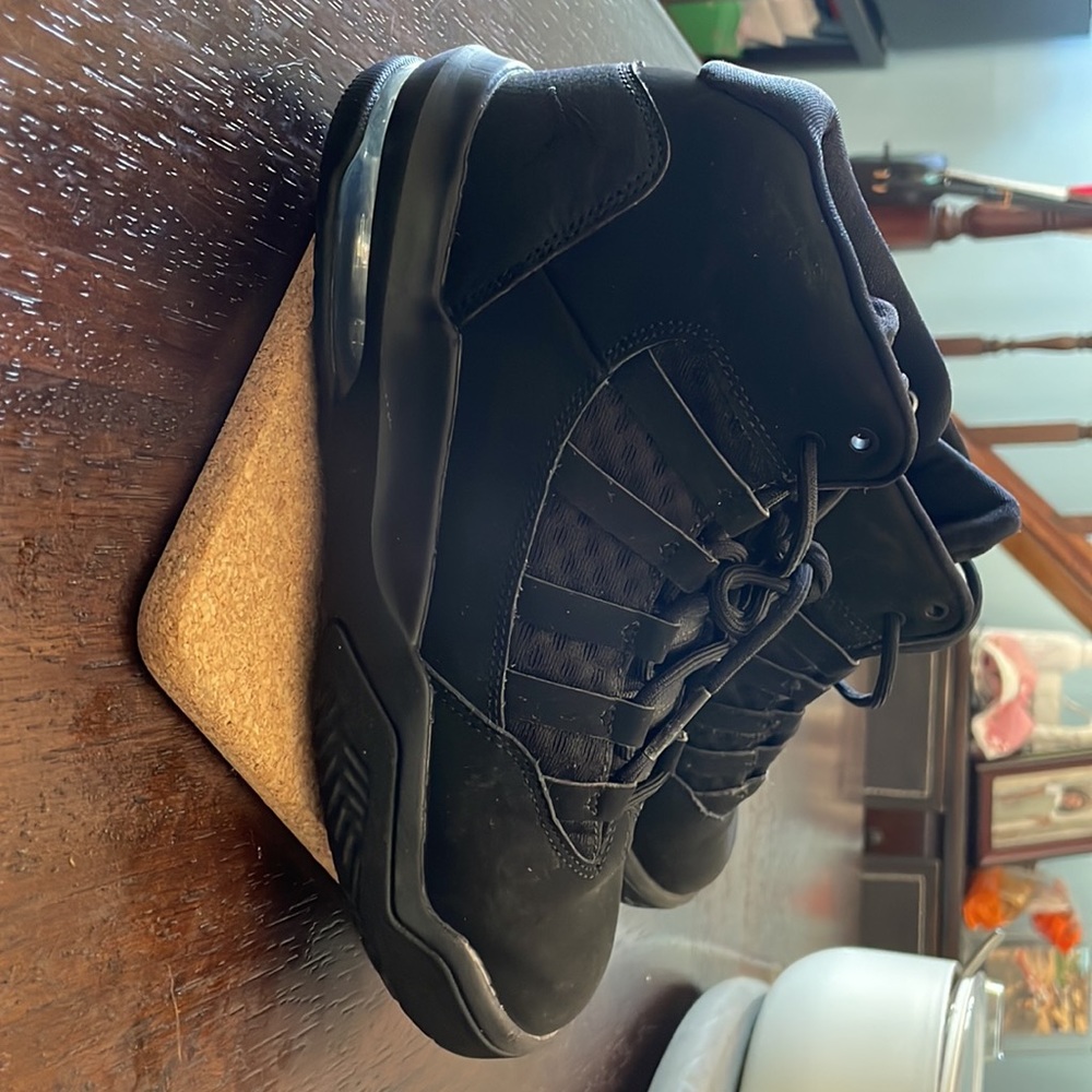 Jordans. Like new/mint condition. Black suede. - Picture 3 of 8